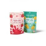 Custom Size Recyclable PE Stand up Pouch with Zipper Top and Custom Logo for Gummies Candies Herbal Products - main image 6