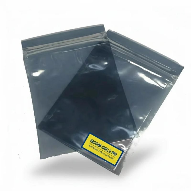 Custom Printed Antistatic ESD Shielding Bag with Ziplock for Moisture Barrier Packaging of Sensitive Electronics - main image 2