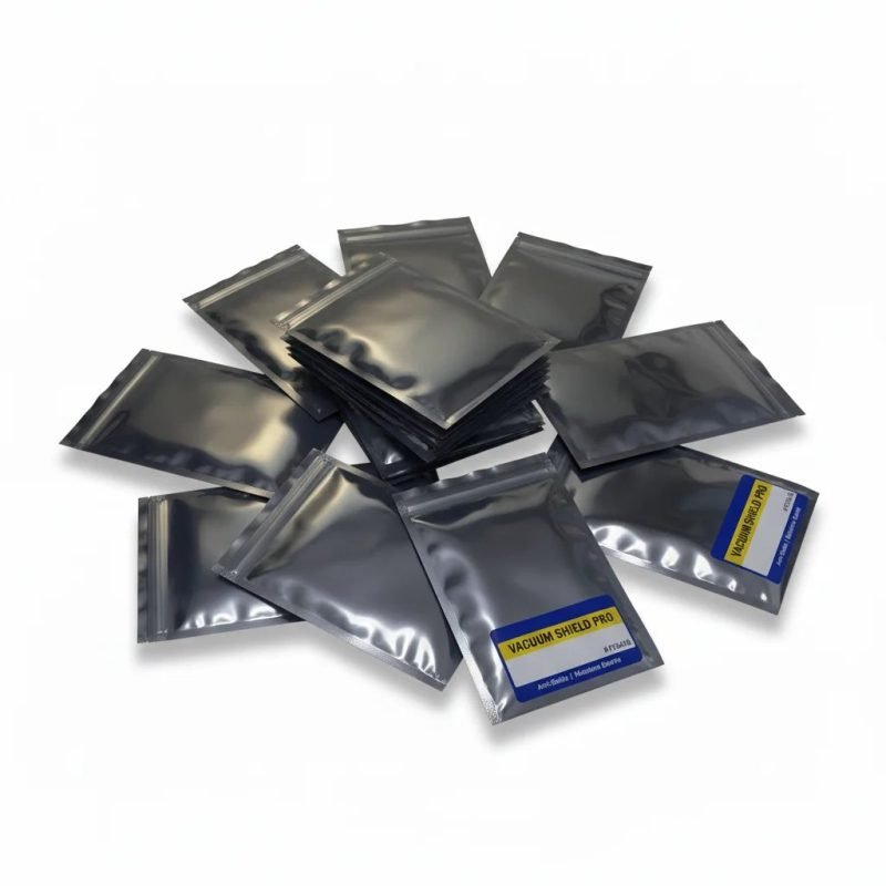 Custom Printed Antistatic ESD Shielding Bag with Ziplock for Moisture Barrier Packaging of Sensitive Electronics - main image 4