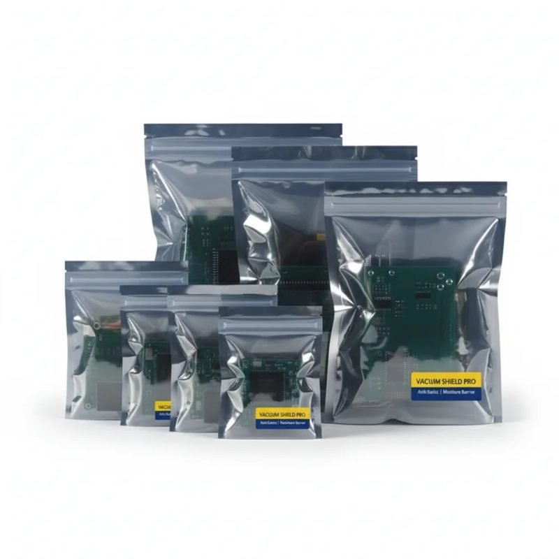 Custom Printed Antistatic ESD Shielding Bag with Ziplock for Moisture Barrier Packaging of Sensitive Electronics - main image 5