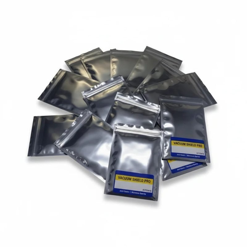 Custom Printed Antistatic ESD Shielding Bag with Ziplock for Moisture Barrier Packaging of Sensitive Electronics - main image 6