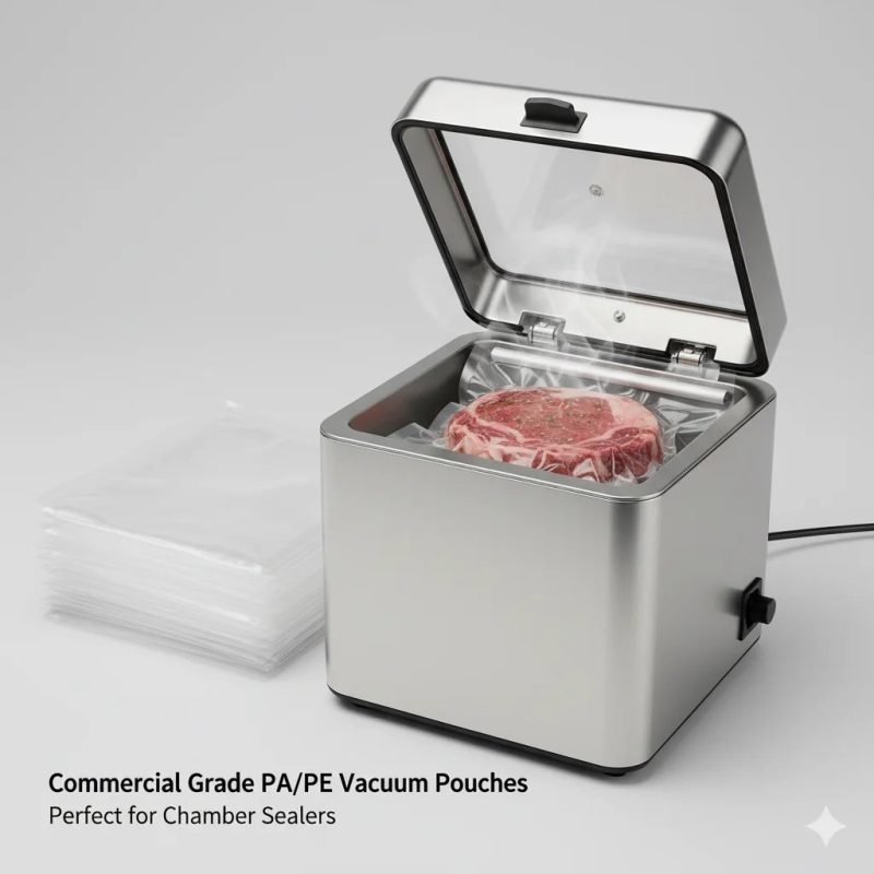 Wholesale Commercial Grade Smooth Vacuum Chamber Pouch for Fresh Meat, Sous Vide, and Restaurant Food Service - main image 6