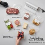 Custom Cut-to-Length PE Embossed Vacuum Sealer Rolls Food Grade Heat for Long-Term Food Preservation Baby Food Chewing Gum - main image 2