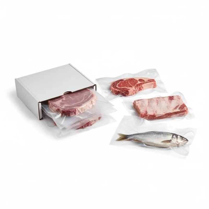 Heavy-Duty Embossed Vacuum Sealer Plastic Bags Puncture-Resistant for Bone-In Meat Ribs Fish Shellfish Packaging - main image 4