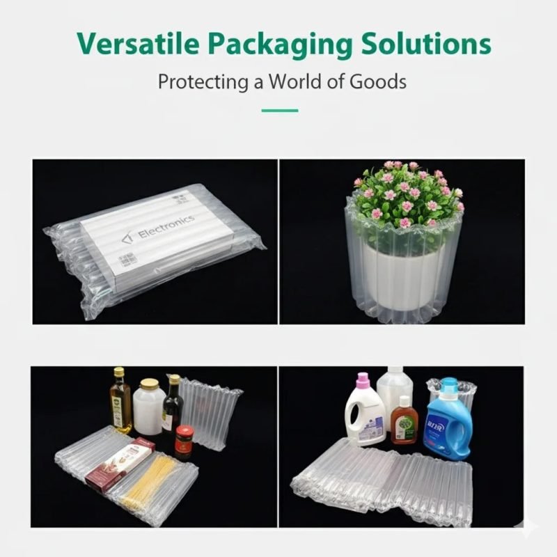 Wholesale Protective Packaging Solution Inflatable Air Column Roll and Bubble Cushion Wrap PA/PE Material Shockproof Feature - main image 2