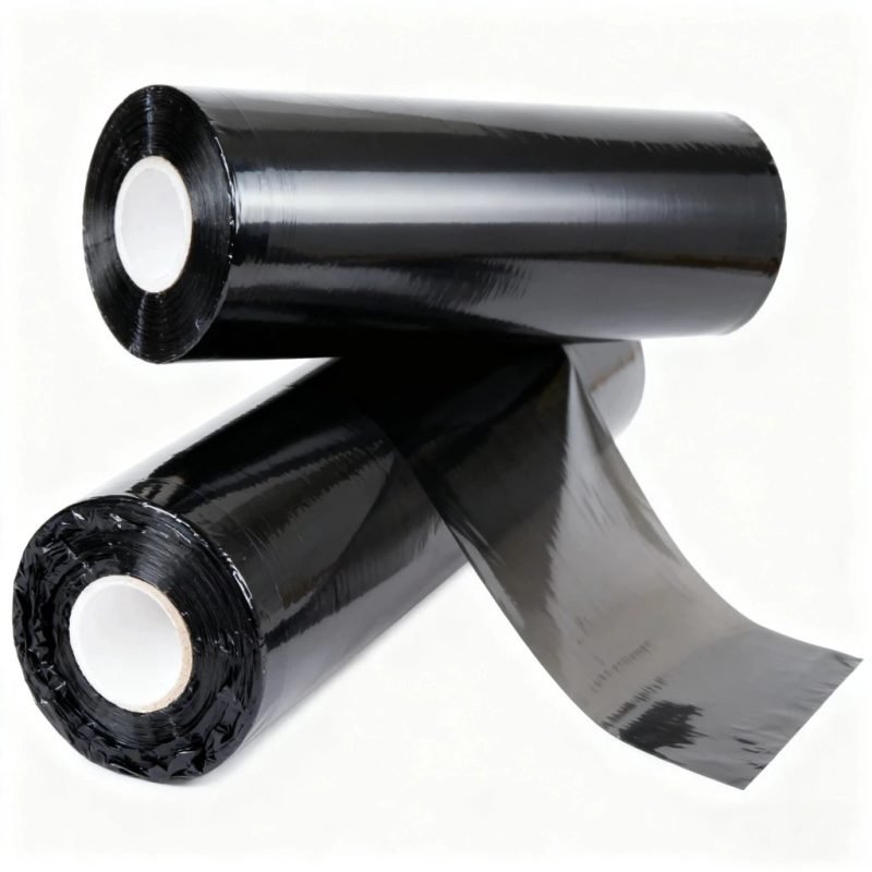 Heavy-Duty Black Security Stretch Film Opaque Pallet Wrap Roll for Theft Deterrent and Concealing High-Value Shipments - main image 5