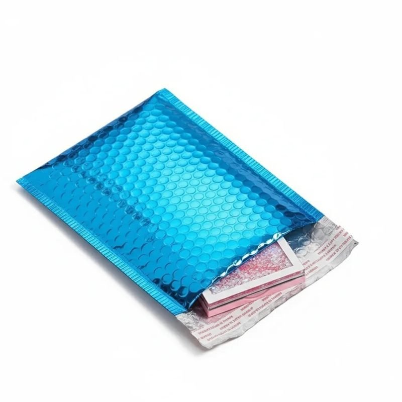 Custom Logo Printed Recycled Poly Bubble Mailer for E-commerce and Protective Padded Envelope Shipping