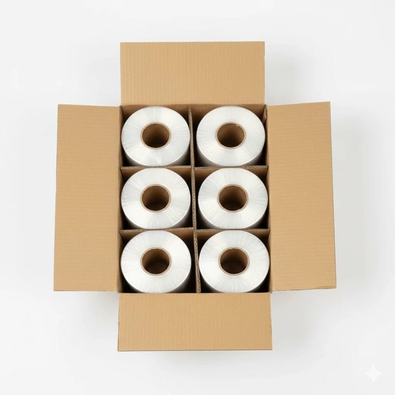Heavy-Duty 50cm LLDPE Pallet Stretch Film Wrap Roll Soft Plastic Cargo Securing for Warehouse and Logistics Casting Processing - main image 2