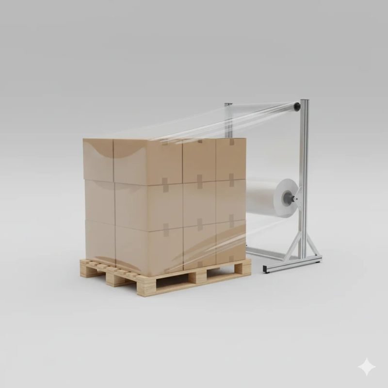 Heavy-Duty 50cm LLDPE Pallet Stretch Film Wrap Roll Soft Plastic Cargo Securing for Warehouse and Logistics Casting Processing - main image 3