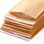 Custom Logo Eco-Friendly Kraft Paper Bubble Mailer for Padded, Recyclable, and Protective Shipping Envelopes