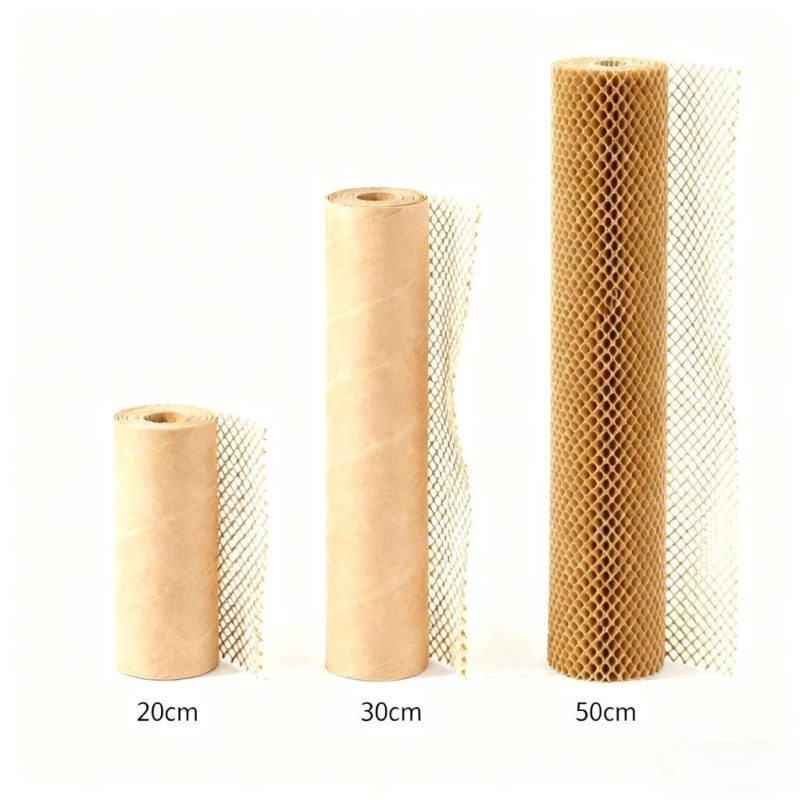 Custom Eco-Friendly Kraft Paper Honeycomb Cushioning Protective Sheet for Fragile Items Like Glass Cosmetics and Gifts