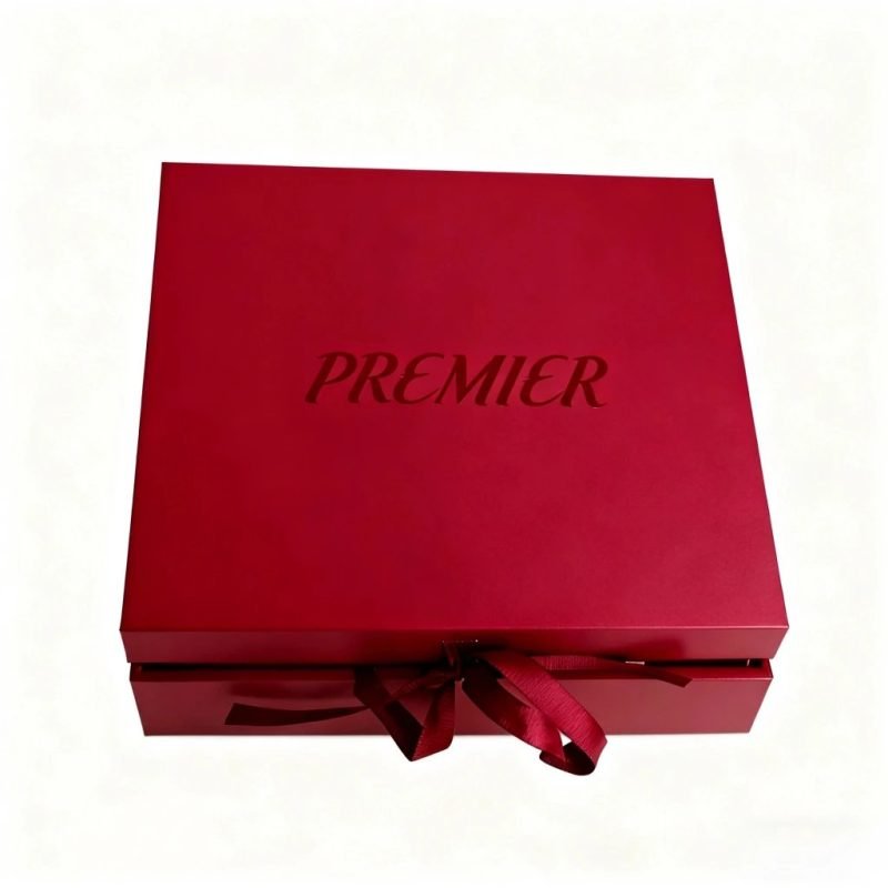 Luxury Magnetic Folding Gift Box with Ribbon Closure Custom Logo 2mm Rigid Boxes for E-commerce for Socks Branded Packaging - main image 6
