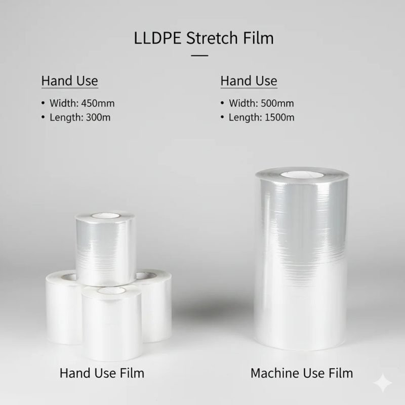 Heavy-Duty LLDPE Pallet Stretch Film Wrap Roll Soft Moisture-Proof PE Material for Warehouse Logistics Cargo Securing Casting - main image 4