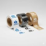 Custom Logo Printed BOPP Transparent Single Rubber Water Activated Hot Melt Acrylic Pressure Sensitive Packaging Tape Waterproof - main image 3
