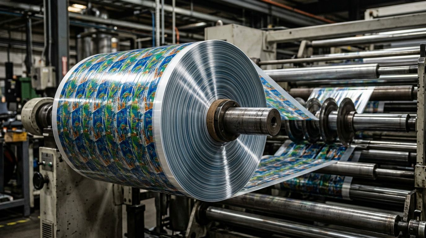 Stopping the 15% Yield Crash: Why Diamond-Edge Roll Stock Film Slitting and Magnetic Tension Control Redefine High-Speed Filling Efficiency – Cover Image Roll Stock Film Slitting: Packaging Film Burr, Flexible Packaging Defects, Automated Packaging Efficiency, Flexible Packaging Manufacturer, Automated Packaging Line Efficiency, Film Width Tolerance, Packaging Quality Control, Custom Printed Roll Stock, Slitting Rewinding Technology.