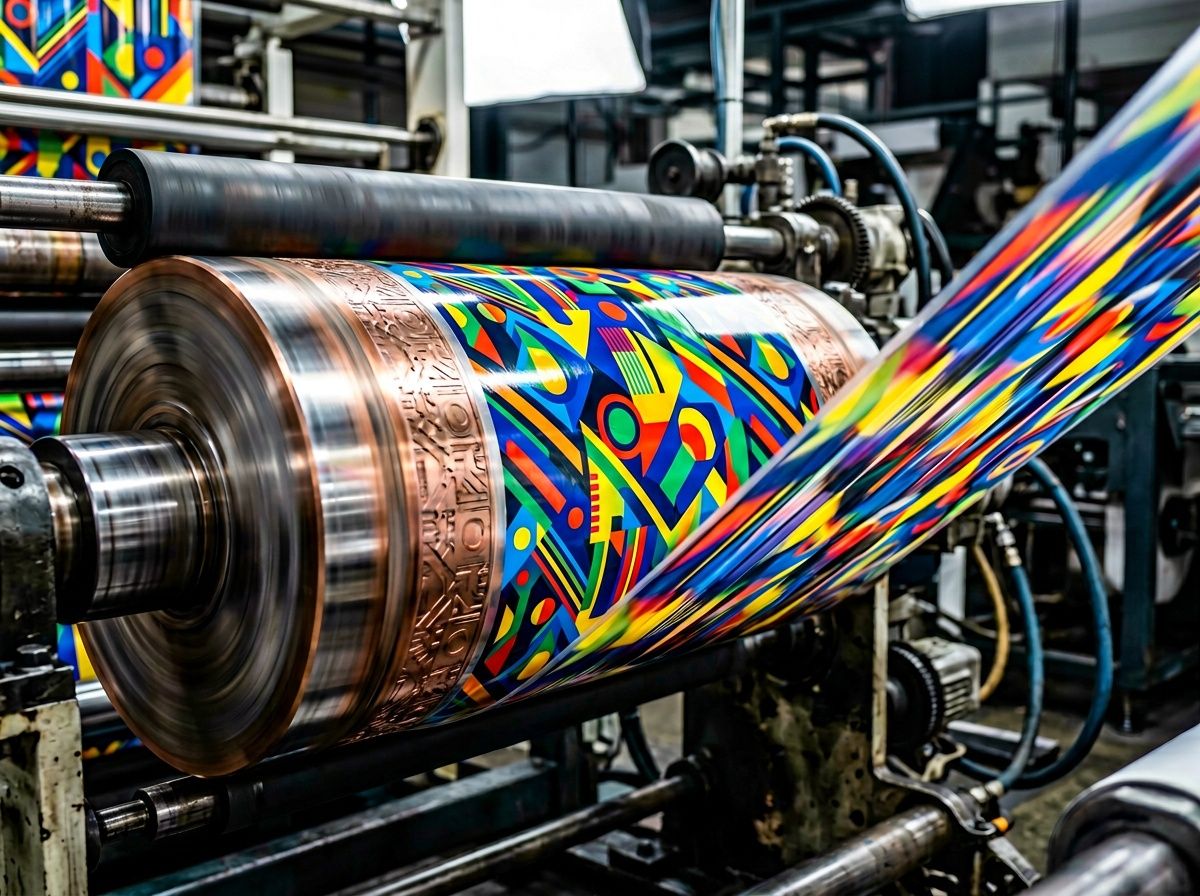 Gravure printing factory China high speed film roll production