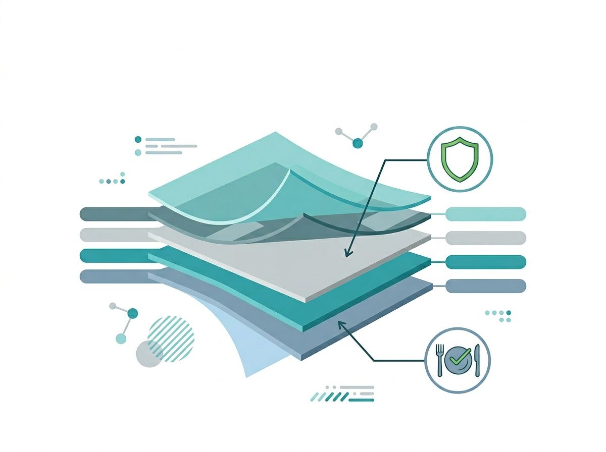 Zero VOC emission and food contact safety lamination process