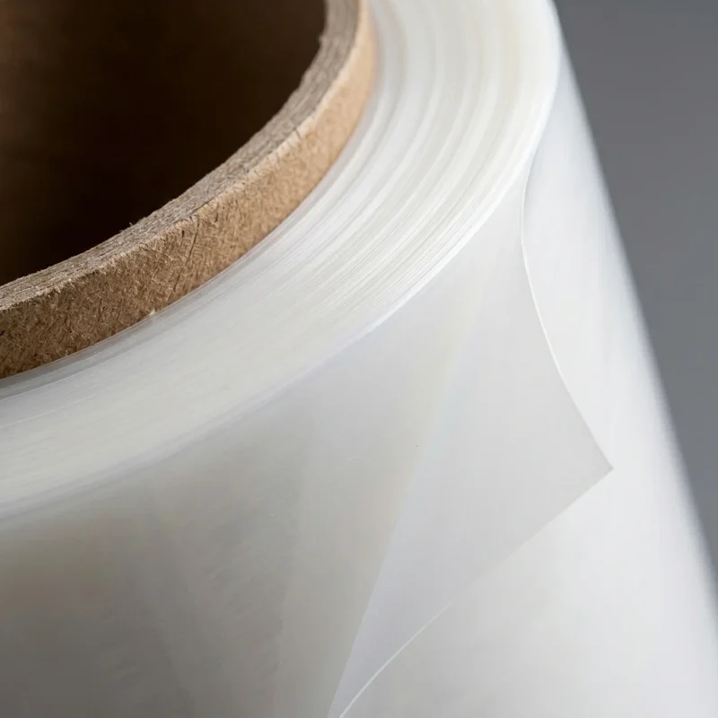 Rigid PET Polyester Film applied on luxury gift packaging demonstrating 3D laser reflection