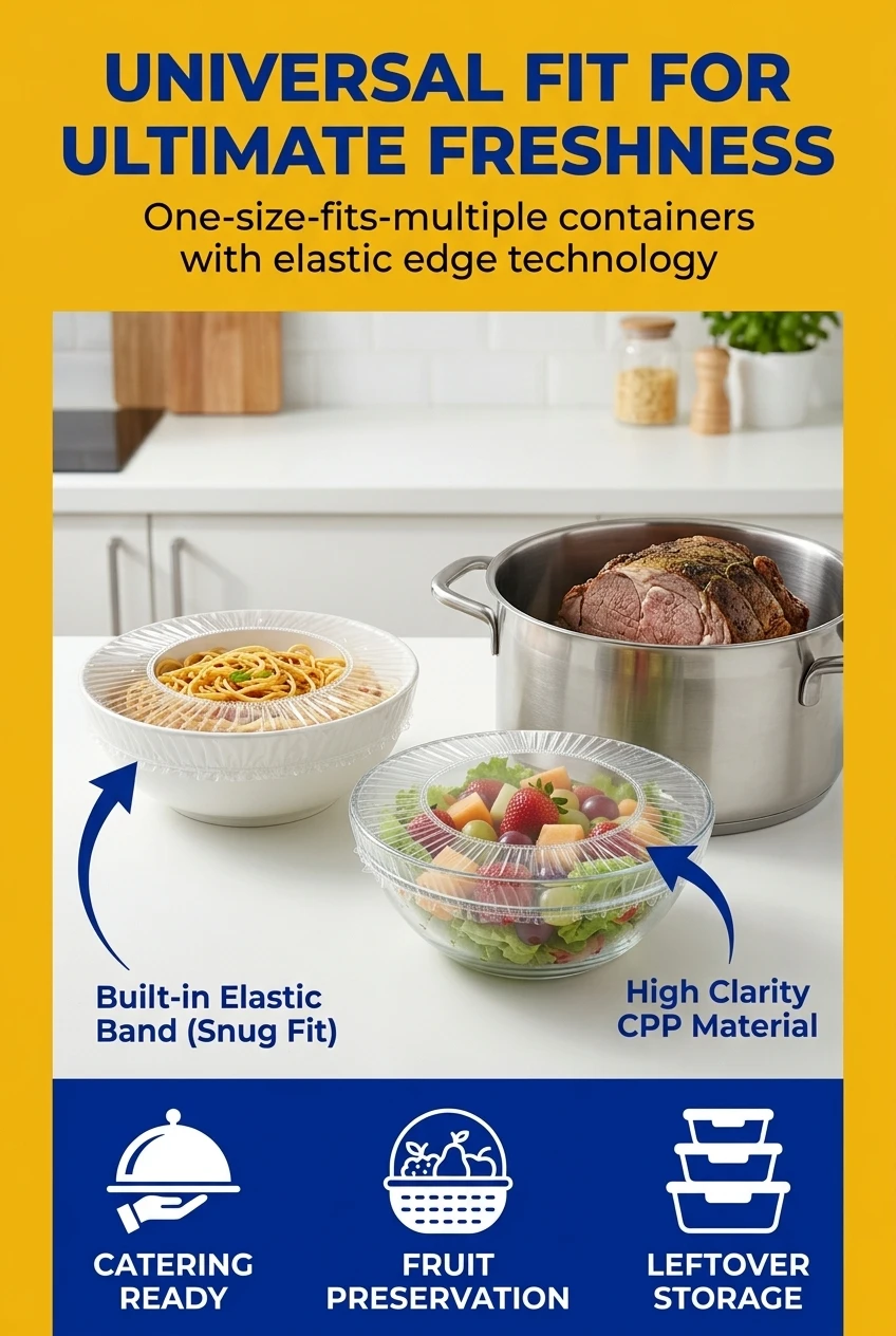 Food Grade Casting Soft Transparent CPP Film with Heat Sealable Moisture Barrier for Flexible Food Packaging