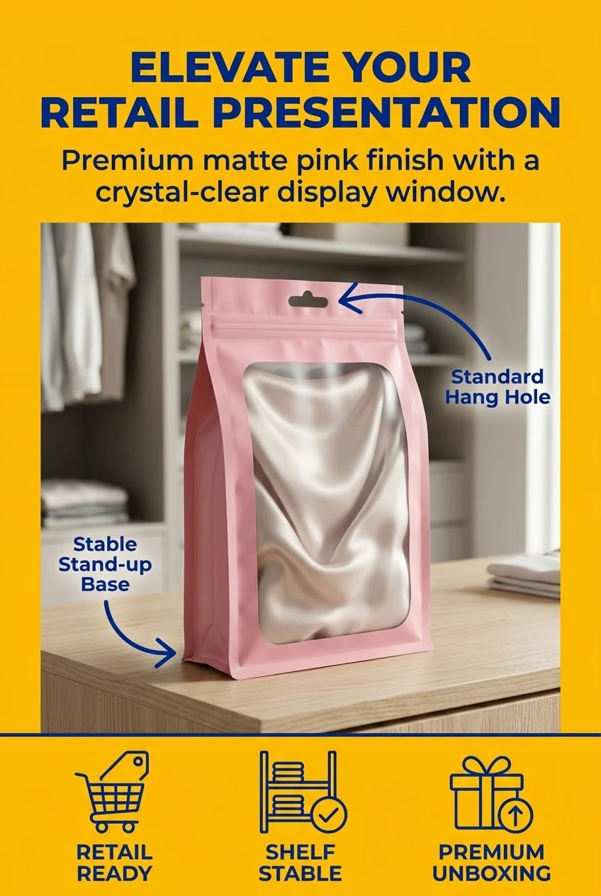 High-resolution texture of ziplock bags for clothes packaging prismatic surface under studio lighting