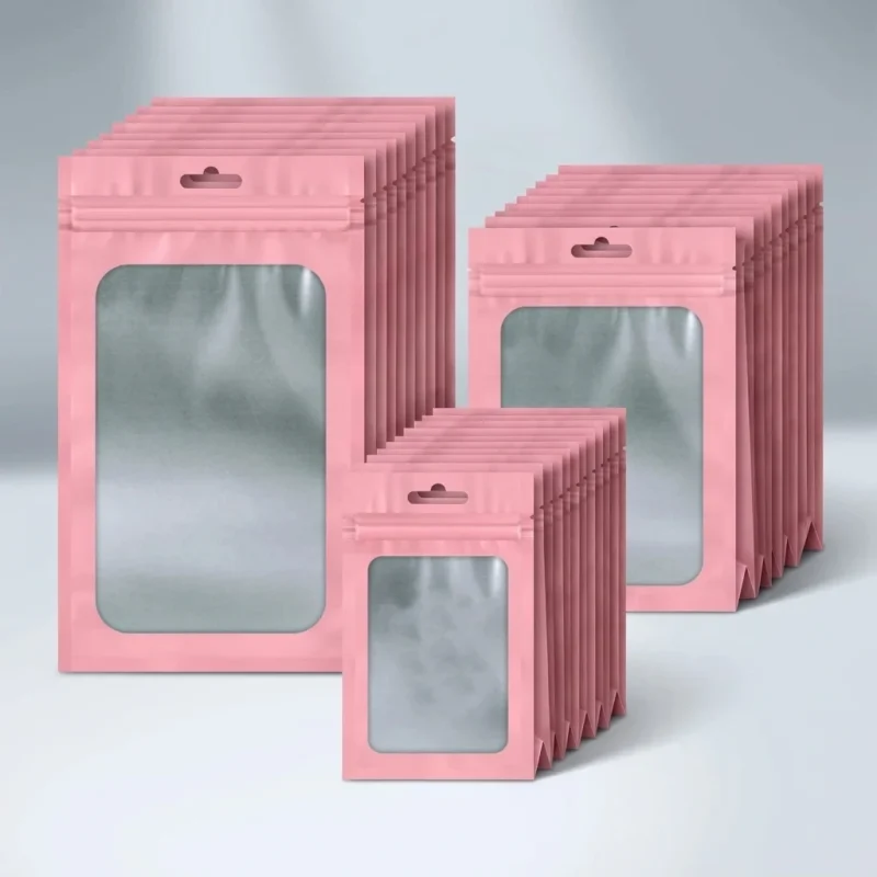 ziplock bags for clothes packaging applied on luxury gift packaging demonstrating 3D laser reflection