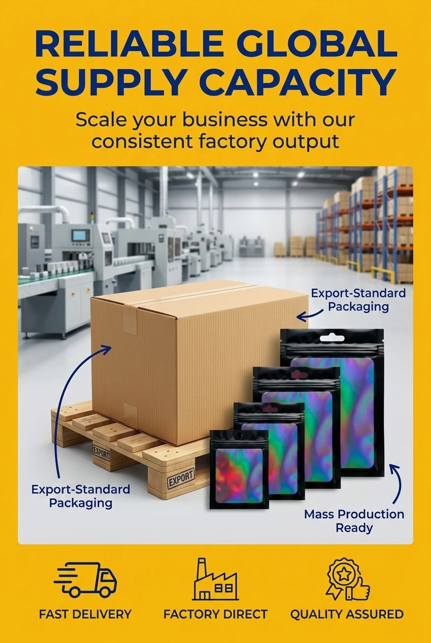 As a leading factory for zip bag packaging, we provide consistent quality and flexible supply for global buyers. Our thickene
