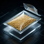 Soft commercial vacuum sealer bags material roll showing PET BOPP layer flexibility and durability
