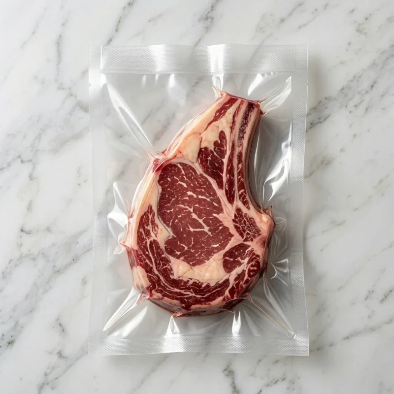 Industrial packaging of commercial vacuum sealer bags with custom width options for printing houses