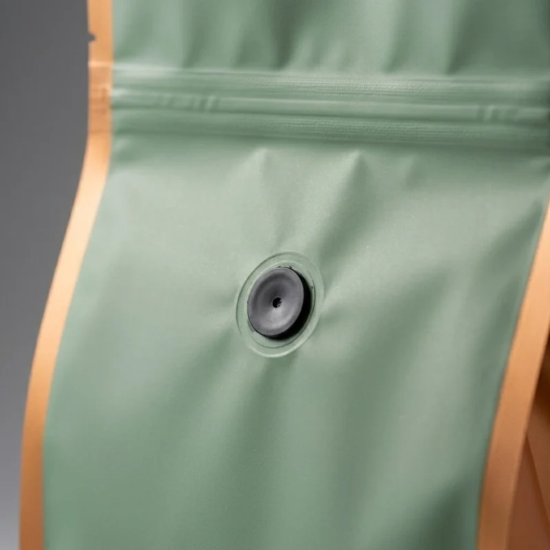 Industrial packaging of coffee packaging bags with custom width options for printing houses