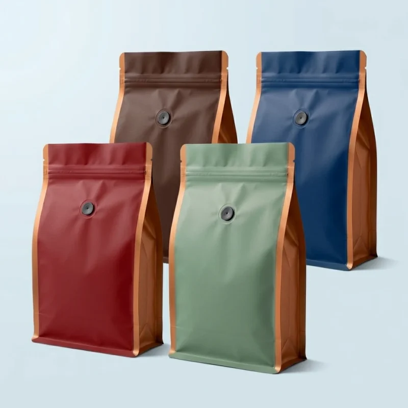 coffee packaging bags compatibility test with UV digital printing and cold lamination equipment