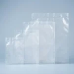 Industrial packaging of food grade vacuum packaging bags with custom width options for printing houses