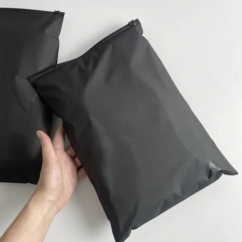 ziplock bags for clothing packaging applied on luxury gift packaging demonstrating 3D laser reflection