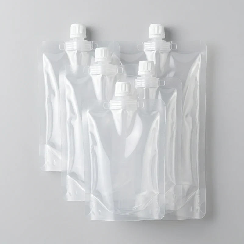 stand up spout pouch compatibility test with UV digital printing and cold lamination equipment