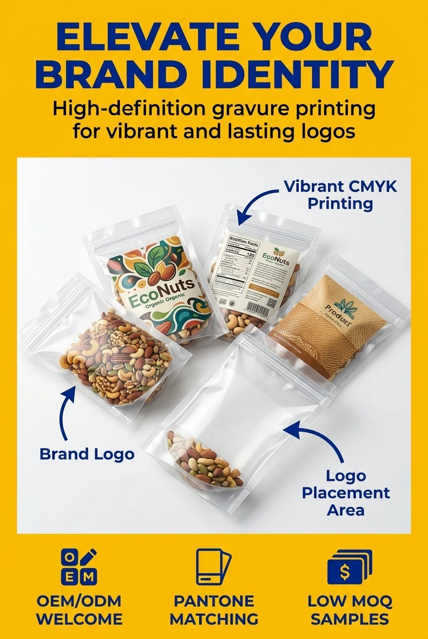 resealable plastic zip lock bags cold lamination application on decorative stickers with bubble-free finish