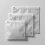 ziplock bags for clothes packaging applied on luxury gift packaging demonstrating 3D laser reflection