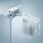 Industrial packaging of ziplock bags for clothes packaging with custom width options for printing houses