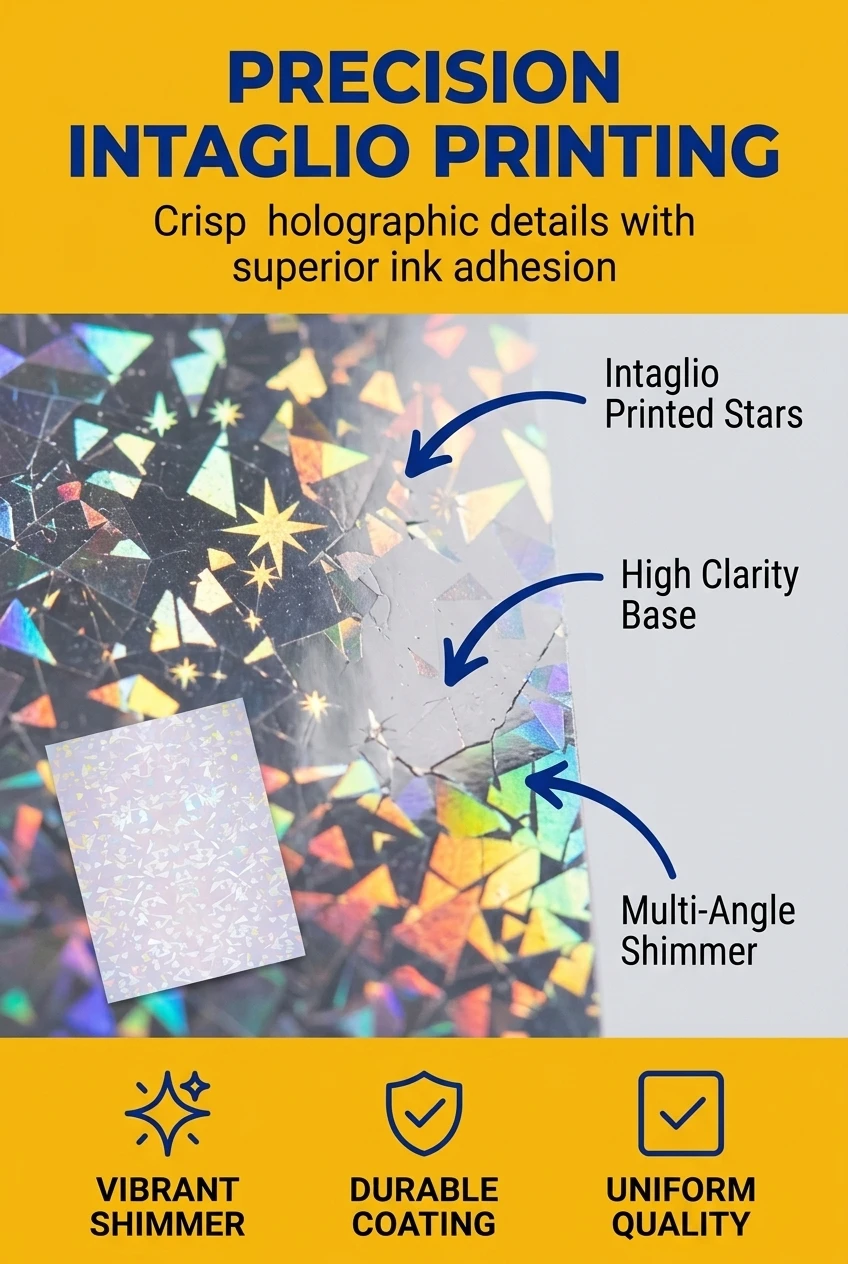 Designed as a professional cold lamination film, it requires no heat for application, making it safe for delicate surfaces an