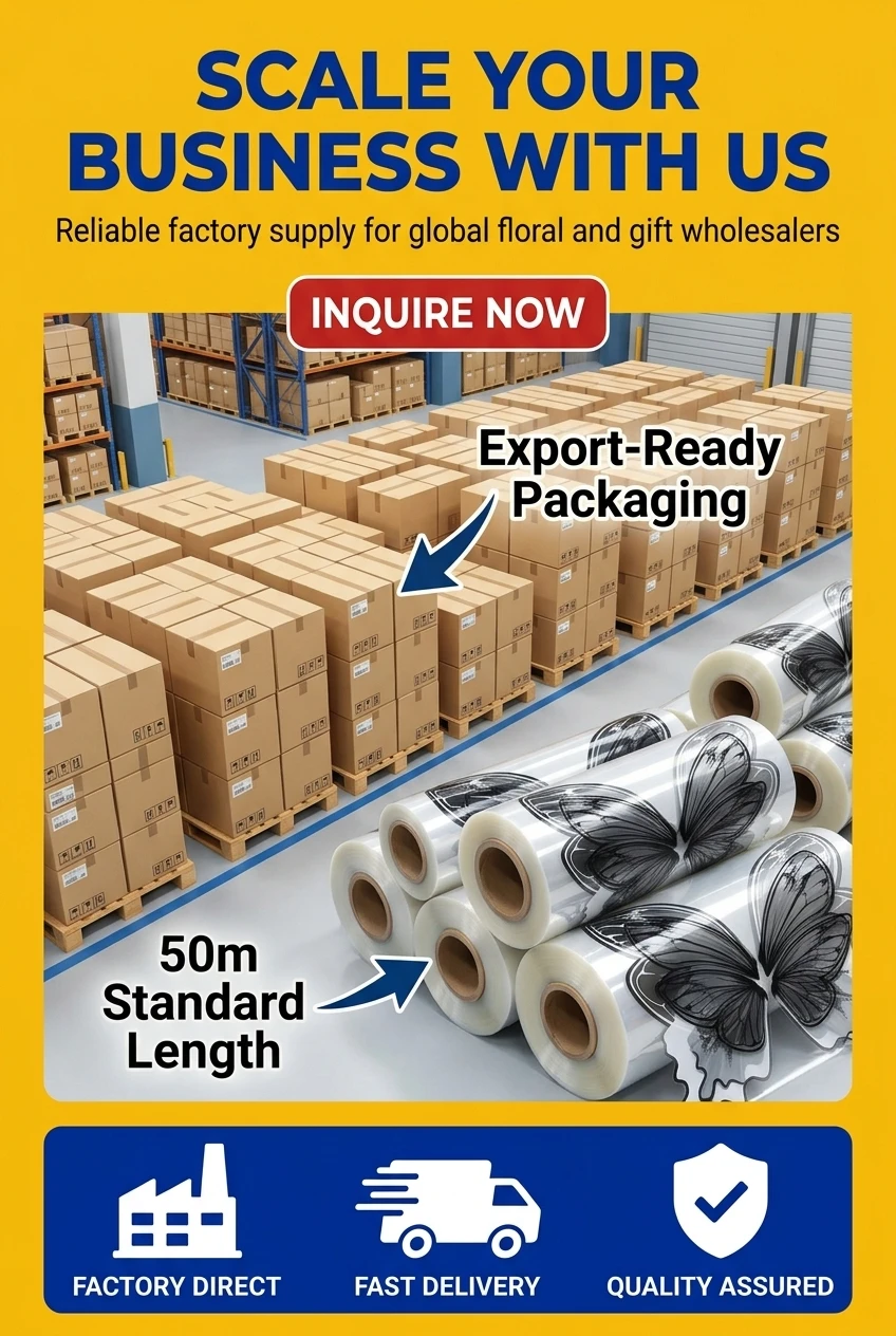 Our production process allows for custom bopp film roll designs, enabling businesses to incorporate specific colors or logos