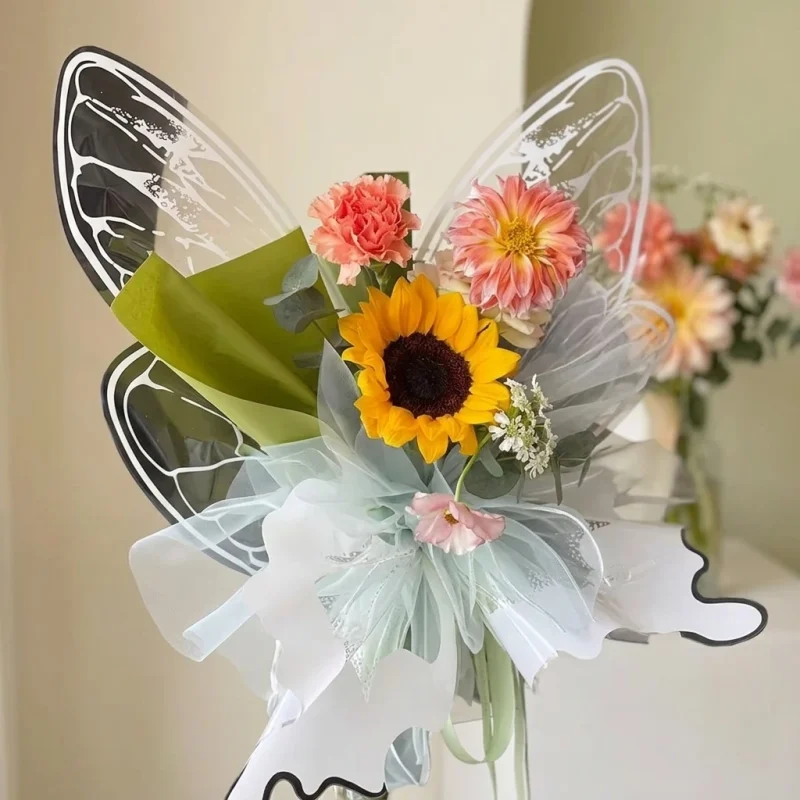 decorative bopp film roll showing prismatic rainbow effect on transparent soft BOPP base