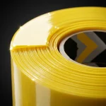 Soft machine grade stretch film material roll showing PET BOPP layer flexibility and durability