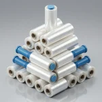 Soft Food Grade Stretch Film material roll showing PET BOPP layer flexibility and durability