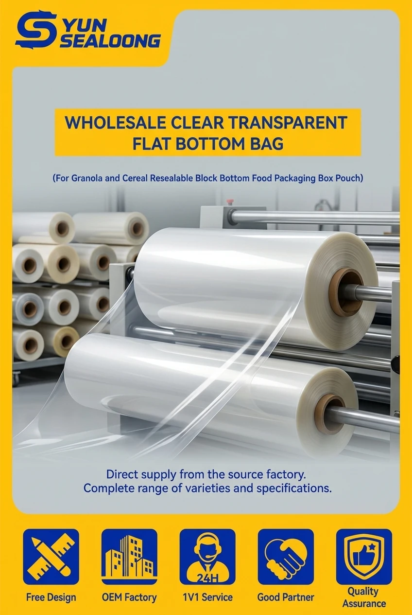 Smooth Clear Linear Low Density Polyethylene LLDPE Stretch Film with 30cm Width and 100m Length for Industrial Packaging