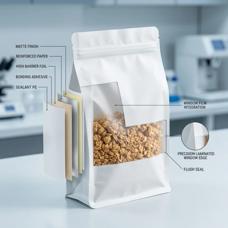resealable food packaging bags compatibility test with UV digital printing and cold lamination equipment