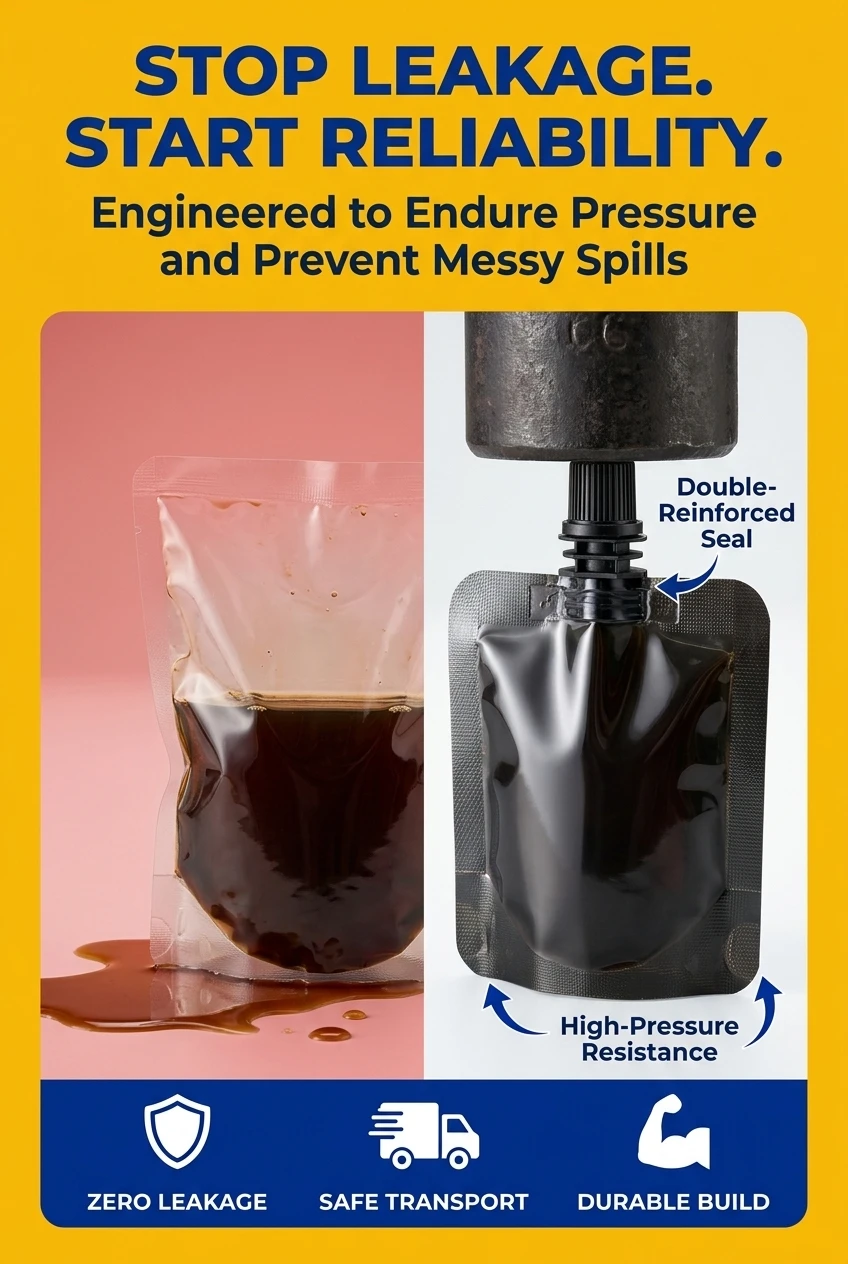 Solve your liquid storage problems with our thickened plastic bags. Unlike standard small packaging bags that leak, these lip