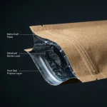 BOPP film packaging bag applied on luxury gift packaging demonstrating 3D laser reflection