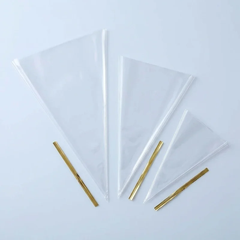 Close-up of custom snack packaging bags surface with vertical holographic grating pattern