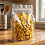 heavy duty resealable ziplock bags showing prismatic rainbow effect on transparent soft BOPP base