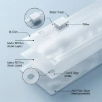 Industrial packaging of frosted garment packaging bags with custom width options for printing houses