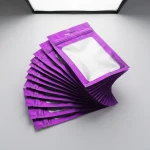 Soft heavy duty ziplock bags material roll showing PET BOPP layer flexibility and durability