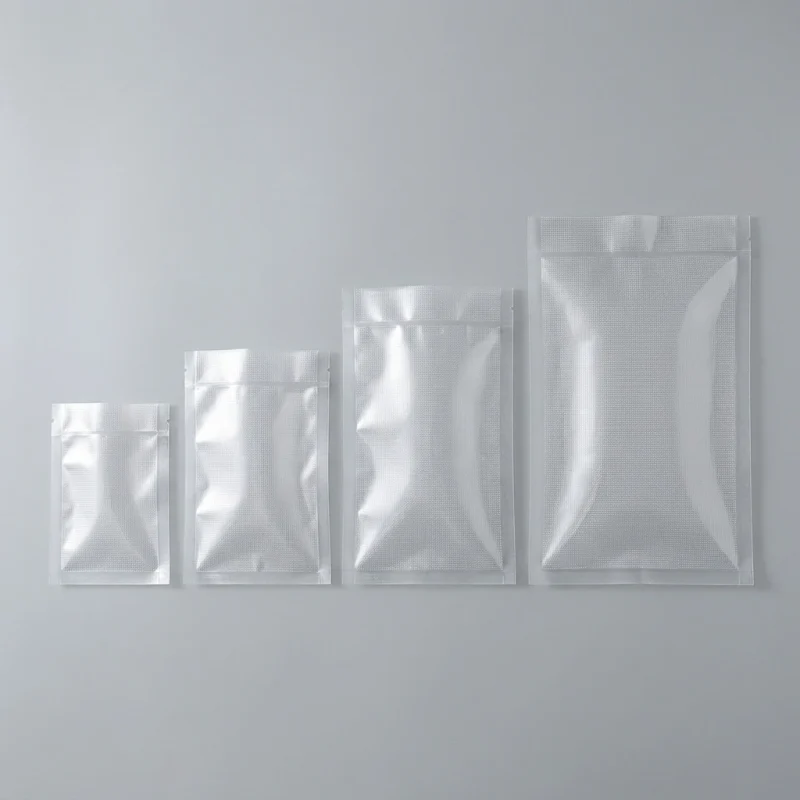 Industrial packaging of food vacuum sealer bags with custom width options for printing houses